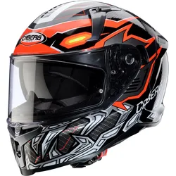 Caberg Avalon X Gurkha, Integralhelm - Schwarz/Grau/Neon-Orange - S