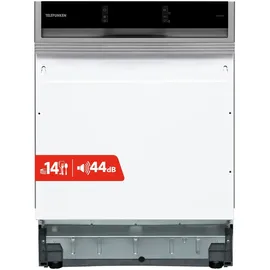 Telefunken GET6014AI Geschirrspüler (teilintegrierbar, 598 mm, Schwarz)