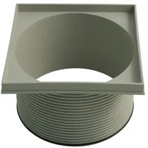 Marley Kellerablauf Aufsatz Duschrinne 15 x 15 x 10 cm grau