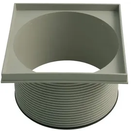 Marley Kellerablauf Aufsatz Duschrinne 15 x 15 x 10 cm grau