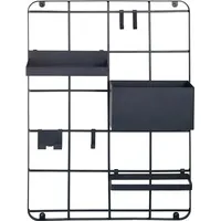 KLEINE WOLKE Bad-Organizer, Framework Grid Schwarz,