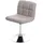 Mendler Esszimmerstuhl Kavala, Küchenstuhl Stuhl, drehbar MVG-zertifiziert - Kunstleder taupe-grau, Chromfuß