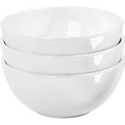 aro Schüssel, Steinzeug, Ø 14.6 cm, glänzend, weiß, 6 Stück