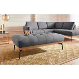 exxpo - sofa fashion Hocker Palic Polsterhocker 139 x 47 x 71 cm Grau