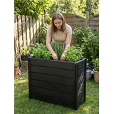KHW Demeter XXL schmal 158 x 44 x 92 cm Anthrazit