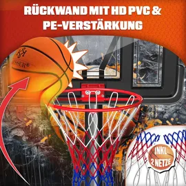 Kesser Basketballkorb 160-210 cm Schwarz