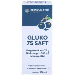 Gluko 75 Saft Schwarze Johannisbeere