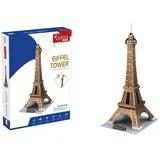 EXPLORA SCIENCES EXPLORA - Eiffelturm - 3D-Puzzles 540020 - 39 Teile - Historisches Denkmal - Level 4 - Ohne Kleber oder Schere - Bildungs - Paris - Konstruktionsspiel - Geschenk - Modell - Ab 5 Jahren