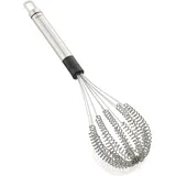 Leifheit Schneebesen Speed Quirl 33 cm ProLine-Serie, Rührbesen quirlt doppelt so schnell, spülmaschinengeeignet, aus rostfreiem Edelstahl, Rührstab mit praktischer Aufhängeöse, Schaumschläger