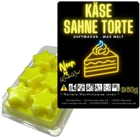 WonderWax Duftwachs WonderWax® Neon Duftwachs 6 Sterne (Käse Sahne Torte), Duftrichtung: Käse Sahne Torte
