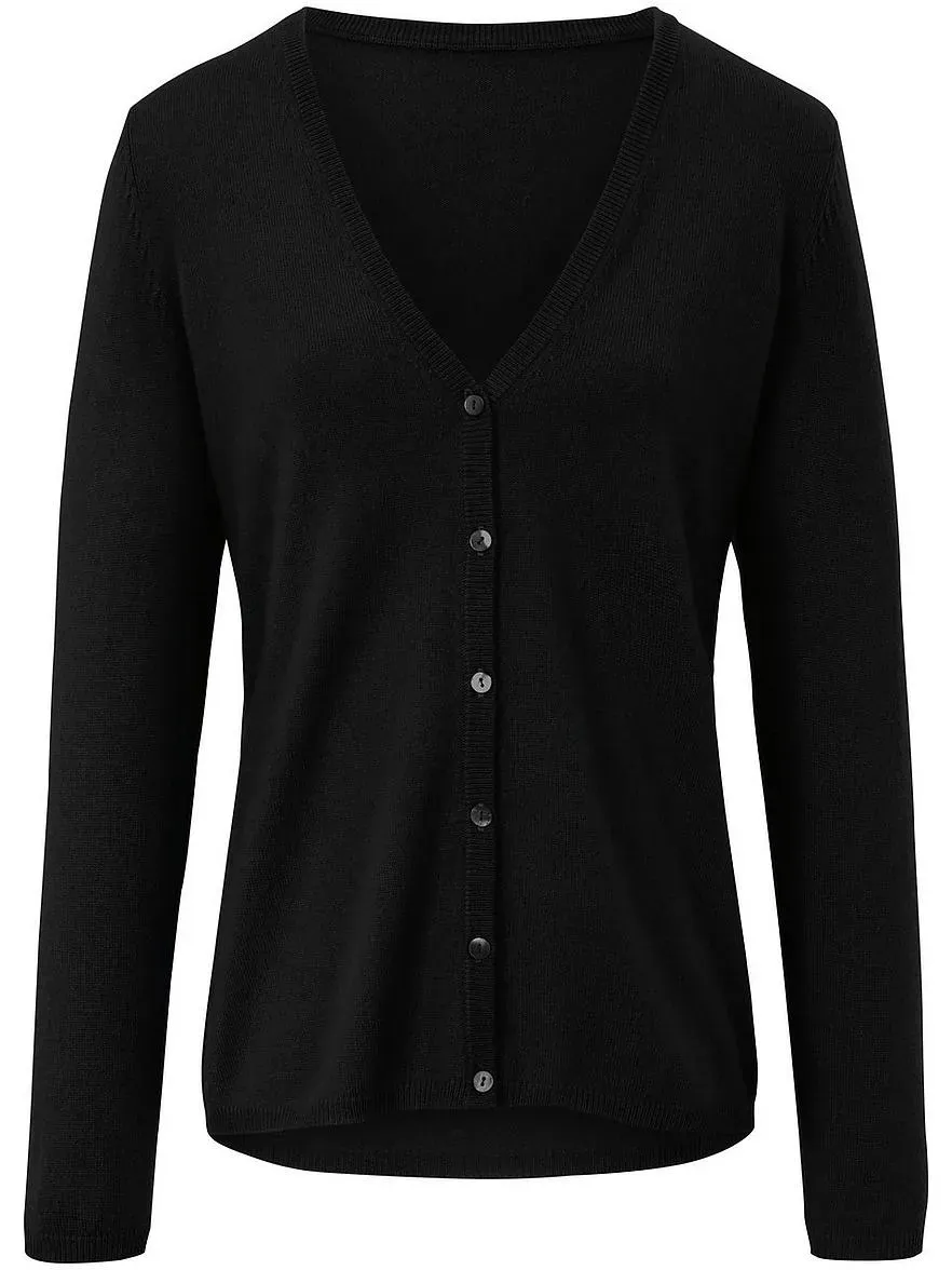 Strickjacke tiefem V-Ausschnitt include schwarz, 36