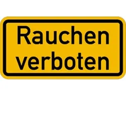 Schild Rauchen verboten, Aluminium, reflektierend RA1 (Typ 1), 600x300 mm
