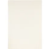 Steffensmeier Designer Teppich Modern Berber Sydney in Weiß, Wollsiegel Qualität, Größe: 80x160 cm,