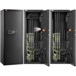 VEVOR Waffenschrank 8–10 Gewehre Gewehrtresor Gewehrschrank Herausnehmbar
