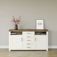 set one by Musterring Sideboard York Dekor Pino-Aurelio / Eiche Artisan