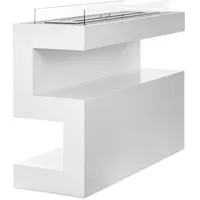 moritz Standkamin Raumteiler 100 x 35 x 76 cm Bio Ethanol-Brenner Deko Kamin Feuerstelle Ethanol-Kamin Ofen