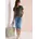 Slim-fit-Jeans High Waist blau 33