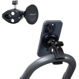 PROfezzion Mag-Safe Handyhalterung Metall, Handy Halterung für Fahrrad Lenker, Laufband, Treadmill, Fitnessstudio, Kinderwagen, Rennrad, Fahrradlenker, Bike für iPhone 16 15 14 13 12 & alle Handys