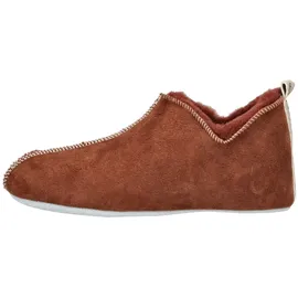 SHEPHERD Hausschuh Veloursleder Rot 38