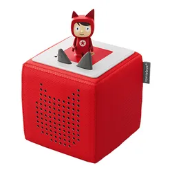 Tonies Toniebox - Starterset Rot mit Kreativ-Tonie