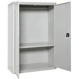 Proregal AMEGO Stahlschrank 90 x 80 x 40 cm Grau-Grau