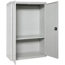 Proregal AMEGO Stahlschrank 90 x 80 x 40 cm Grau-Grau