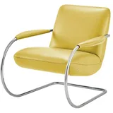 KOINOR Freischwingersessel Jingle Leder 80 x 83 x 95 cm Gelb