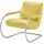 KOINOR Freischwingersessel Jingle Leder 80 x 83 x 95 cm Gelb