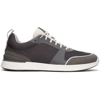 CLARKS Lt Lace Sneaker, Grey Knit, 42 EU