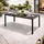 Mojawo Gartentisch 180 x 90 x 74 cm Anthrazit/Grau