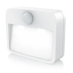 Brandson Nachtleuchte mit Bewegungsmelder & Helligkeitssensor Batteriebetriebene LED Nachtlampe