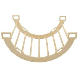 Chipolino Holz-Kletterbogen 4 in 1 Wippe ,Spieltunnel, Kletterleiter, Ruhezone braun