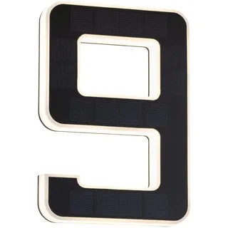 Paulmann 79850 Solar-Hausnummernleuchte 0.20 W Warmweiß Schwarz