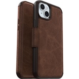 Otterbox Strada Folio mit MagSafe iPhone 15 Plus Smartphone Hülle Braun