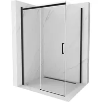 Mexen Omega ausziehbare Duschabtrennung 120 x 90 cm, Transparent,