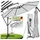 tillvex Ampelschirm Ø 300 cm Grau
