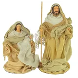 INGARDEN Wundervolle Ankleidefiguren Heilige Familie 2-tlg., ca. 21 cm, CR 38120