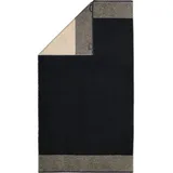 CAWÖ Home Two-Tone 590 Duschtuch 80 x 150 cm schwarz