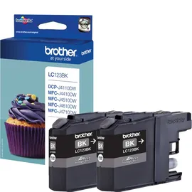 Brother LC-123BK schwarz 2 St.