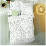 KAEPPEL Musselin Floral Blau 155 x 220 cm + 80 x 80 cm