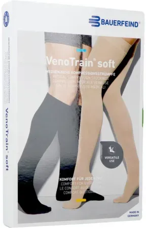 VenoTrain Soft Erwachsene C1 Orthopädische Offene Zehen Kurz Karamell M 1 Paar