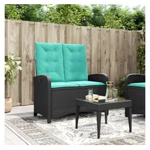 vidaXL Gartenbank 100 x 59 x 93 cm Schwarz