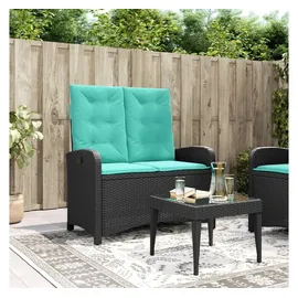 vidaXL Gartenbank 100 x 59 x 93 cm Schwarz