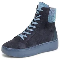 Schnür-Stiefelette Nicky Waldläufer blau, 41