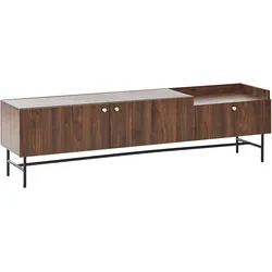 TV-Möbel LISMORE Dunkelbraun