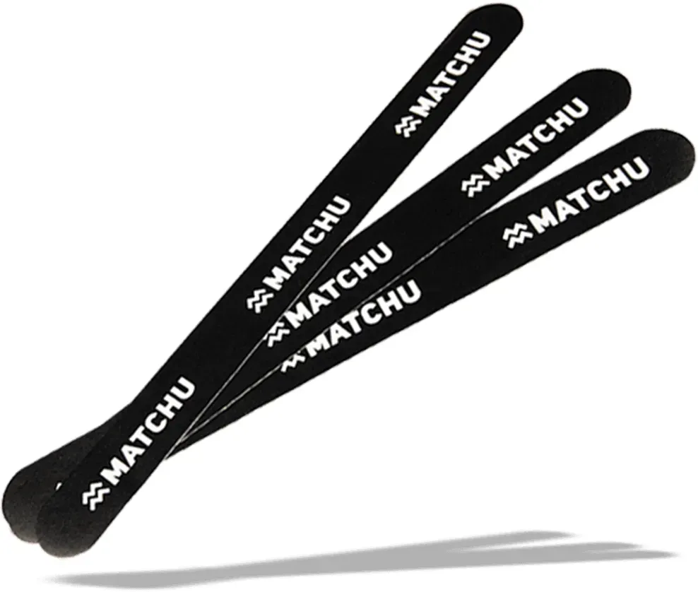 Matchu Sports Padel Schläger Schutzband - 3 Einheiten - Schwarz - 40cm - 4cm
