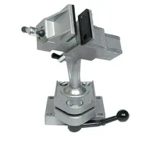 Unispann Feinmechanikerschraubstock Backen-B.80mm Spann-W.110mm Platte