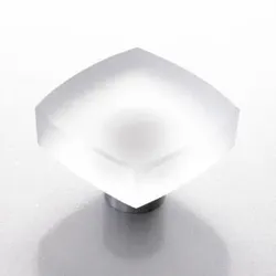 Design Möbelknopf 30mm, Kristall matt