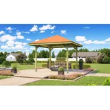 Weka Pavillon Gartenoase 651 Gr. 2 Sparset 333 cm x 333 cm