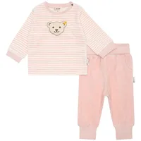 Steiff Strampler in Rosa/Weiß + Gr.: 80